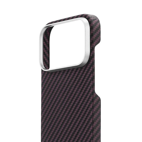 Чехол защитный uBear Supreme Case для iPhone 18 Pro, ультратонкий, материал Кевлар, MagSafe совместимый, бургунди