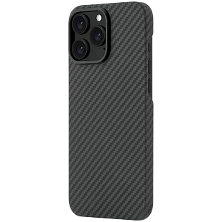 Чехол защитный uBear Supreme Case для iPhone 16 Pro Max, ультратонкий, материал Кевлар, MagSafe совместимый, черный