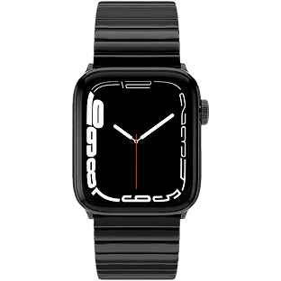 Ремешок из нержавеющей стали Casetify Monolink для Apple Watch 38/40/41, черный