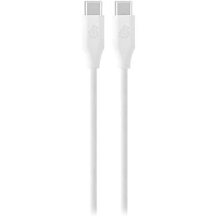 Зарядный кабель uBear Life UCB-C/UCB-C 1.2м, 60W, Белый