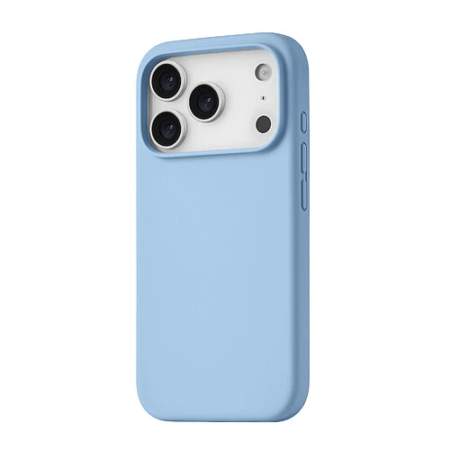Чехол защитный uBear Touch Mag Case для iPhone 18 Pro, MagSafe совместимый, силикон, софт-тач, голубой