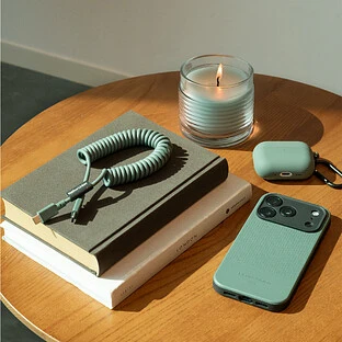 Кабель Native Union POP CABLE, кабель зарядный USB-C/USB-C, 60W, длина 1,2 м., цвет: темно-зелёный