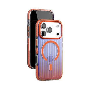 Чехол защитный VLP Pulse Case с MagSafe для iPhone 17 Pro Max, оранжевый Чехол защитный VLP Pulse Case с MagSafe для iPhone 17 Pro Max, оранжевый