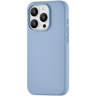 Чехол защитный uBear Touch Mag Case  iPhone 15 Pro  MagSafe  силикон  голубой