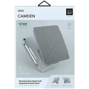 Чехол Uniq для iPad Air 10.9 (2022/20) CAMDEN Anti-microbial Grey