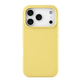 Чехол защитный uBear Touch Mag Case для iPhone 17 Pro, MagSafe совместимый, силикон, софт-тач, светло-желтый