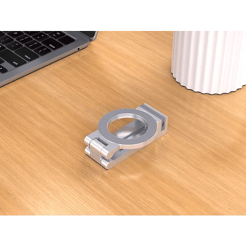 Магнитный держатель uBear Lock, совместимый с MagSafe, серебристый