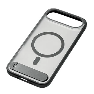 Чехол защитный uBear Stand 360° Mag Case для iPhone Air, MagSafe совместимый, силикон, софт-тач, черный