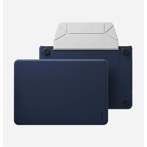 Чехол Uniq для Macbook Neo 13 Lyden Versa Laptop sleeve/stand (Steel Navy)