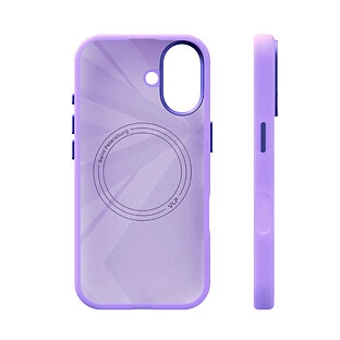 Чехол защитный VLP Aster Pro Case с MagSafe для iPhone 17, лавандовый
