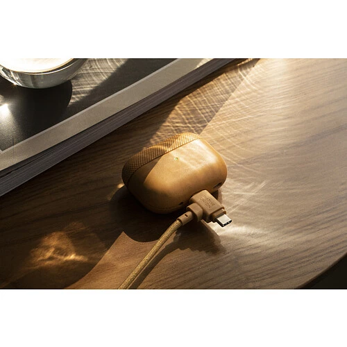 (RE)Classic CASE чехол защитный для AIRPODS PRO 2 кожанный, цвет: крафт