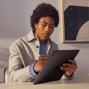 iPad Pro 13", (M4, 2024), 2TB, Wi-Fi+Celular, Нанотекстурное стекло, Серебристый