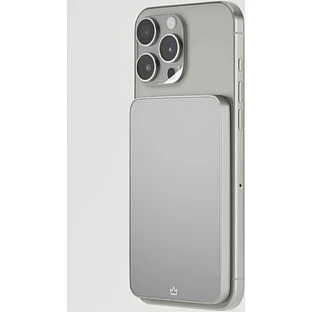Аккумулятор внешний VLP Diamond Energy MagSafe, Qi2, 5000 mAh, USB-C, натуральный титан