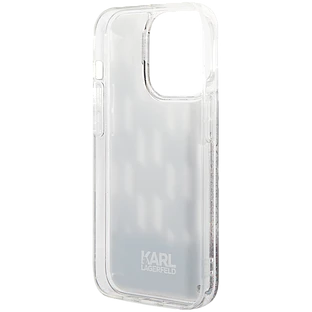 Lagerfeld для iPhone 14 Pro чехол Liquid Glitter Monogram Hard Black Lagerfeld для iPhone 14 Pro чехол Liquid Glitter Monogram Hard Black
