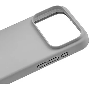 Чехол защитный uBear Touch Mag Case для iPhone 18 Pro Max, MagSafe совместимый, силикон, софт-тач, светло-серый 