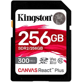 Карта памяти KINGSTON 256GB Canvas React Plus