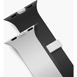 Uniq для Apple Watch 49/46/45/44 mm ремешок Revix IV reversible Magnetic Mist Grey/Black