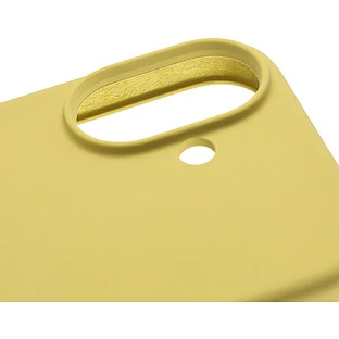 Чехол защитный uBear Touch Mag Case для iPhone 17, MagSafe совместимый, силикон, софт-тач, светло-желтый