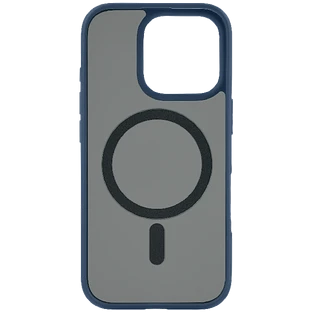 Чехол защитный uBear Cloud Mag Case iPhone 16 Pro, силк-тач, темно-синий