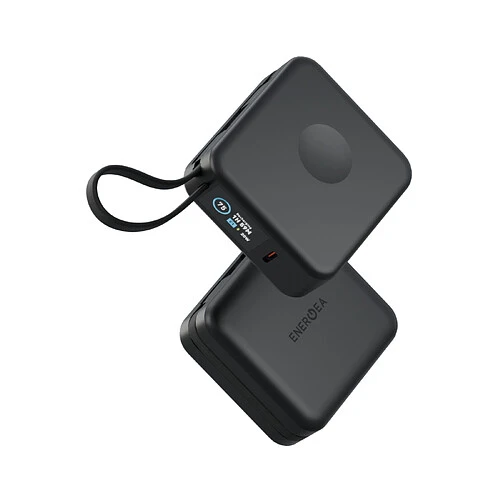 Аккумулятор внешний Energea MagPac MINI Plus (ССС), 10000 mAh Magnetic wireless 15W +С 20W +2C cables and Display Black