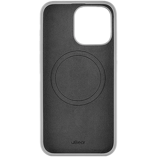 Чехол защитный uBear Touch Mag Case  iPhone 15 Pro Max  MagSafe  силикон  cерый