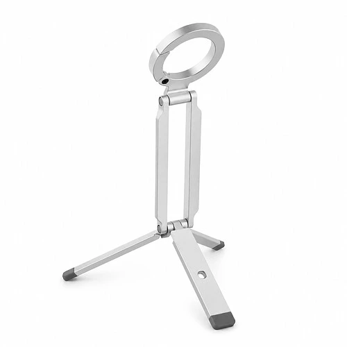 Магнитный держатель uBear Angle, совместимый с MagSafe, серебристый
