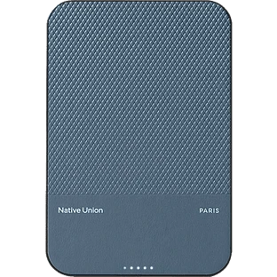 Внешний аккумулятор NATIVE UNION (Re) Classic Power Bank Magnetic Qi2, 5000mAh, цвет: синий