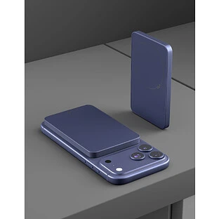 Аккумулятор внешний VLP Diamond Energy MagSafe, Qi2, 5000 mAh, 3A, USB-C, темно-синий