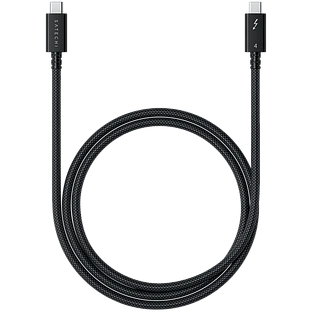 Кабель Satechi Thunderbolt 4 Pro, Чёрный, 1м Кабель Satechi Thunderbolt 4 Pro, Чёрный, 1м