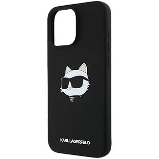 Lagerfeld для iPhone 16 Pro Max чехол Liquid Silicone NFT Choupette Head Hard Black (MagSafe) Lagerfeld для iPhone 16 Pro Max чехол Liquid Silicone NFT Choupette Head Hard Black (MagSafe)