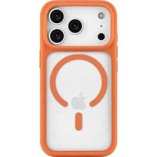 Чехол защитный uBear Shade Case для iPhone 17 Pro, MagSafe совместимый, усиленный, силк-тач, оранжевый