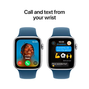 Apple Watch SE 2 (2024) GPS 44mm Silver Aluminium Case with Denim Sport Band - M/L Apple Watch SE 2 (2024) GPS 44mm Silver Aluminium Case with Denim Sport Band - M/L