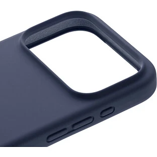 Чехол защитный uBear Touch Mag Case для iPhone 17 Pro, MagSafe совместимый, силикон, софт-тач, темно-синий