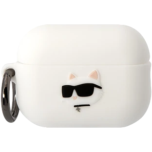 Чехол LAGERFELD NFT 3D Белый для AirPods Pro (Gen2)