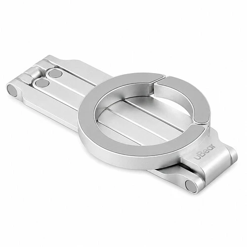 Магнитный держатель uBear Angle, совместимый с MagSafe, серебристый