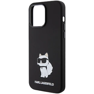 Lagerfeld для iPhone 15 Pro чехол Liquid silicone NFT Choupette Hard Black Lagerfeld для iPhone 15 Pro чехол Liquid silicone NFT Choupette Hard Black