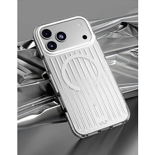 Чехол защитный VLP Pulse Case с MagSafe для iPhone 18 Pro, серебристый