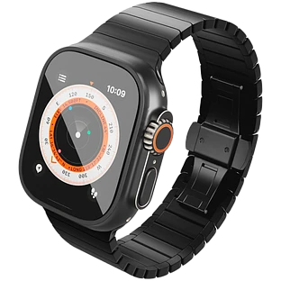 Ремешок VLP Titanium Band для Apple Watch 42/44/45/49, черный Ремешок VLP Titanium Band для Apple Watch 42/44/45/49, черный