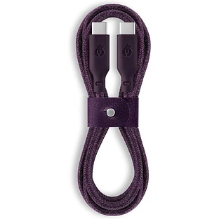 Зарядный кабель uBear Trend, USB-C|USB-С, 60Вт, 1,2м, Бургунди
