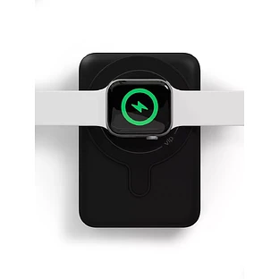 Аккумулятор внешний VLP Dual Magsafe PowerBank 5000 mAh, 3A, USB-C, черный Аккумулятор внешний VLP Dual Magsafe PowerBank 5000 mAh, 3A, USB-C, черный
