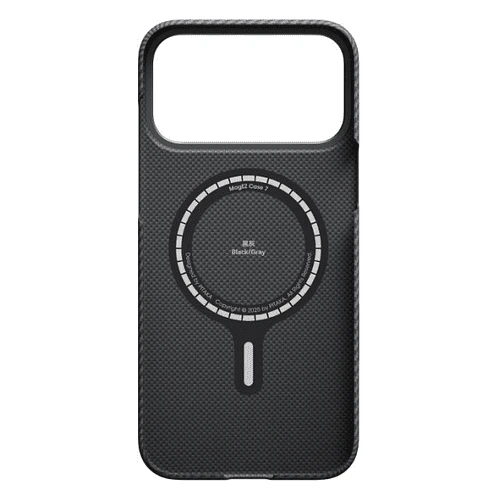 Чехол для телефона Pitaka Ultra-Slim для iPhone 17 Pro (600D Black/Grey Twill)