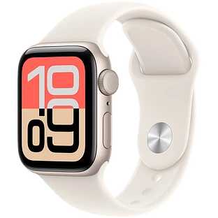 Apple Watch SE 3, GPS, 40mm, Starlight Aluminium Case with Starlight Sport Band - S/M Apple Watch SE 3, GPS, 40mm, Starlight Aluminium Case with Starlight Sport Band - S/M