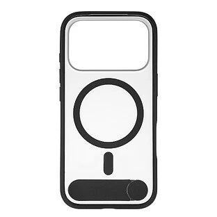 Чехол защитный uBear Stand 360° Mag Case для iPhone 17 Pro, MagSafe совместимый, силикон, софт-тач, черный