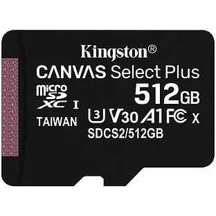 Карта памяти KINGSTON 512GB Canvas Select Plus