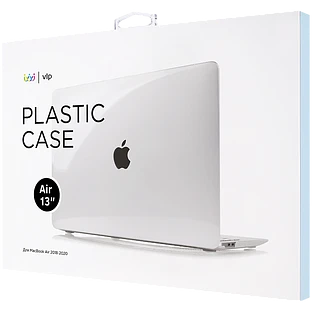 Чехол защитный VLP Click Case для MacBook Air 13'' 2018-2021, прозрачный Чехол защитный VLP Click Case для MacBook Air 13'' 2018-2021, прозрачный