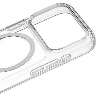 Чехол защитный uBear Real Mag Case для iPhone 18 Pro, MagSafe совместимый, усиленный, прозрачный