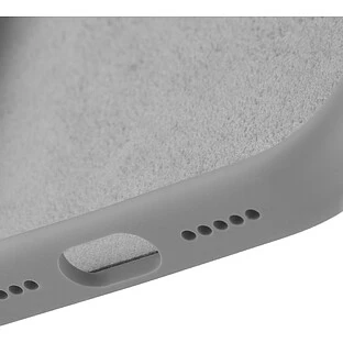 Чехол защитный uBear Touch Mag Case для iPhone 17 Pro, MagSafe совместимый, силикон, софт-тач, светло-серый