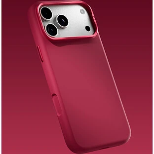 Чехол защитный VLP Aster Pro Case с MagSafe для iPhone 18 Pro Max, красный