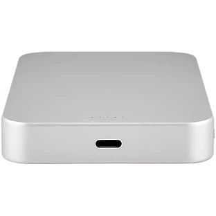 Внешний аккумулятор uBear Slide Power bank 10000mAh, PD20W, Qi2, белый Внешний аккумулятор uBear Slide Power bank 10000mAh, PD20W, Qi2, белый
