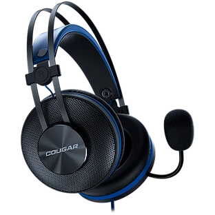 Игровая гарнитура COUGAR GAMING Immersa, Чёрный/Синий